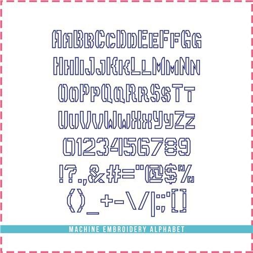 Zoey Applique Font
