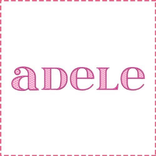 Adele Applique Font