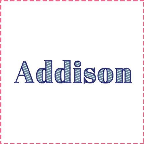 Addison Applique Font
