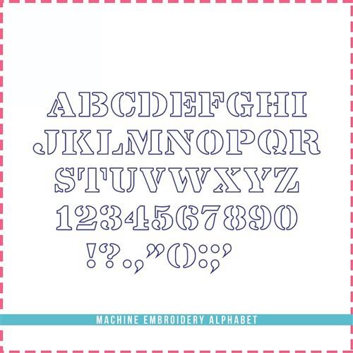 Army Applique Font
