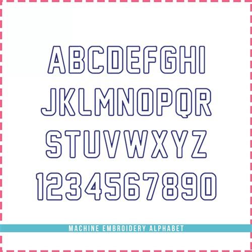 Athletic Applique Font