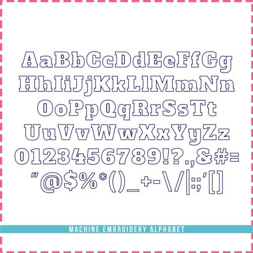 Sarah Applique Font