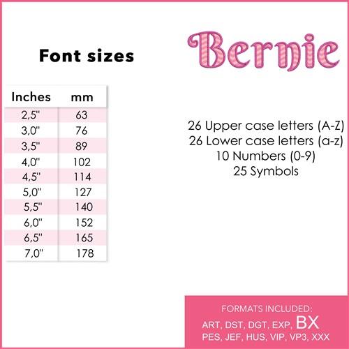 Bernie Applique Font