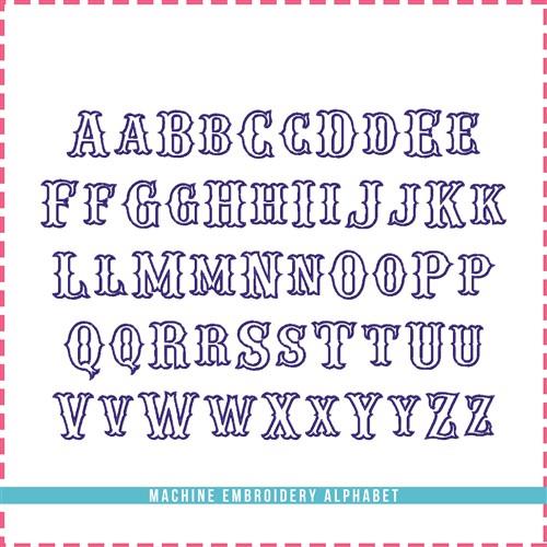 Rail Road Applique Font