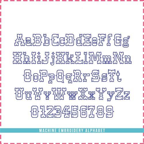 Wanted Applique Font