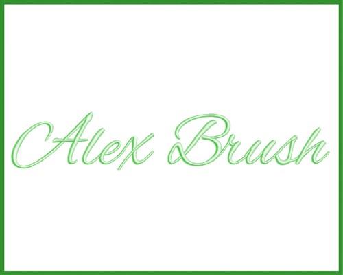 Alex Brush Font