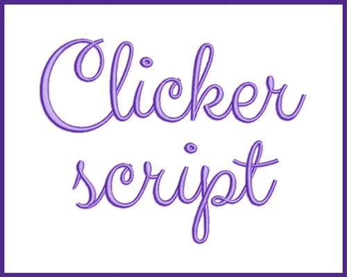 Clicker Script Font