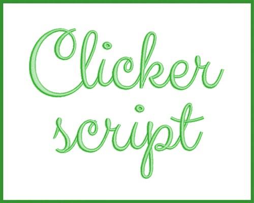 Clicker Script Font