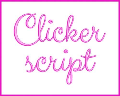 Clicker Script Font