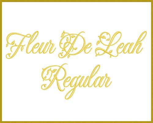 Fleur De Leah Font