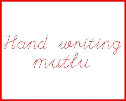 Hand Writing Font