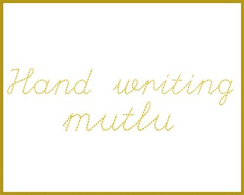 Hand Writing Font