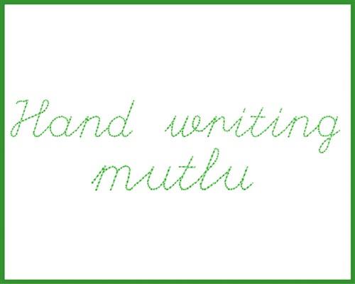 Hand Writing Font