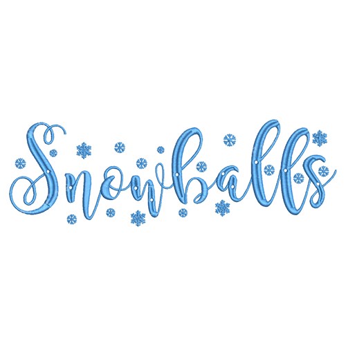 Snowballs Font