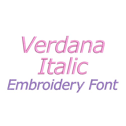 Verdana Italic