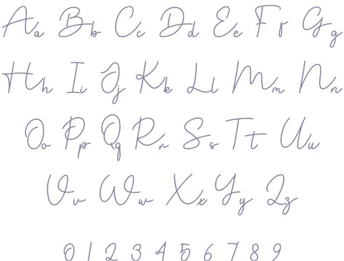 Sky Wave Script Embrilliance