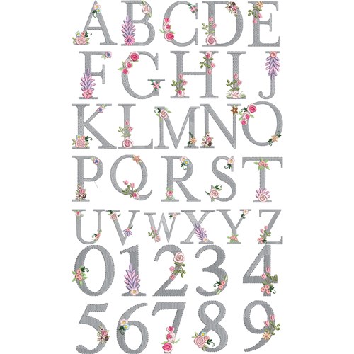 Decorative Floral Embrilliance
