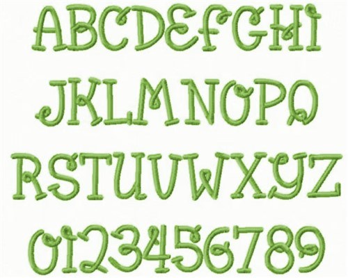 Touch Me Knot Font Embrilliance