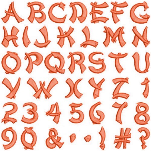 Kung Fu Font Embrilliance