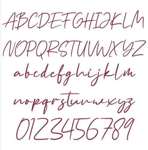 Zinfandel Embrilliance Font