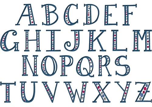 Dotted Letters