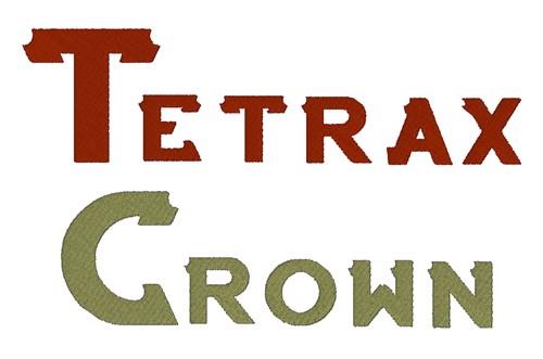 Tetrax Crown Font