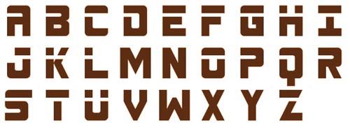 Robotic Font