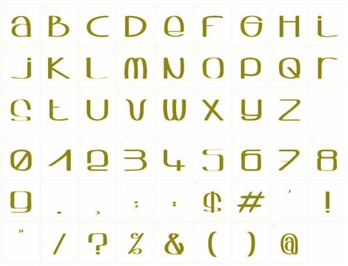 Cardy Font