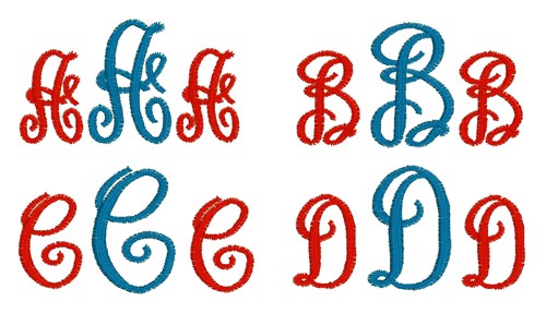 Fancy Monogram Font
