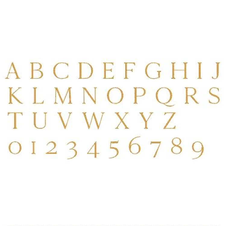 AMD Fine News Caps Embroidery Font - Elegant Capitalized Lettering - PES, DST & 7 formats
