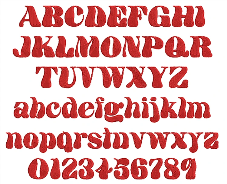 AMD Arabesque Embroidery Font - Decorative Alphabet - Home Format - PES, DST & 7 formats