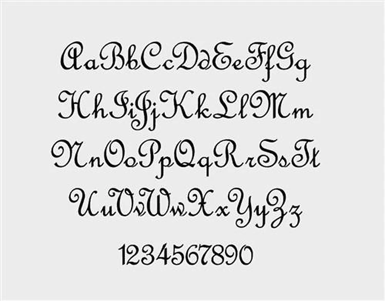 French script Embroidery Font - Elegant Handwriting Style - PES, DST & 6 formats