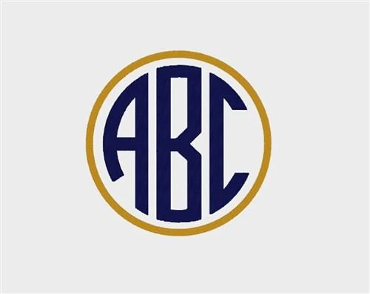 Round monogram