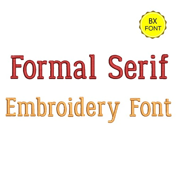 Formal Serif Embrilliance