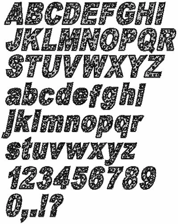 Hole Font