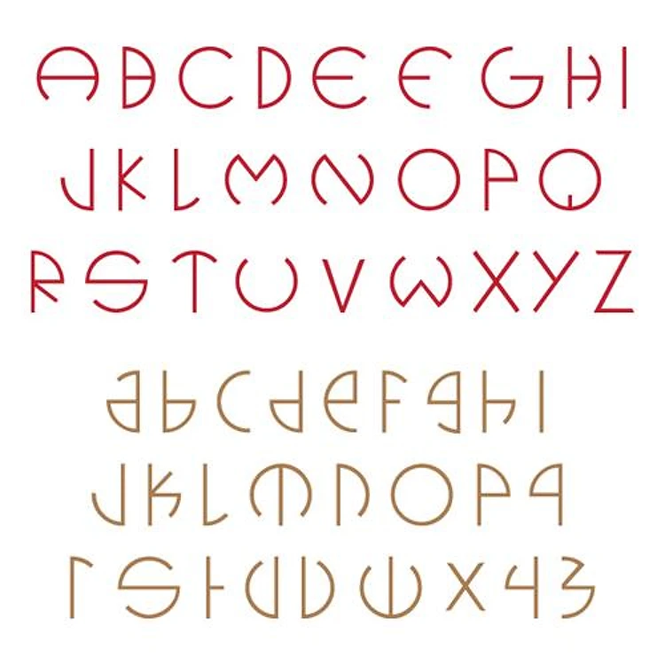 Piece Of Pie Font Embroidery Font - Decorative Modern Style - PES, DST & 11 formats