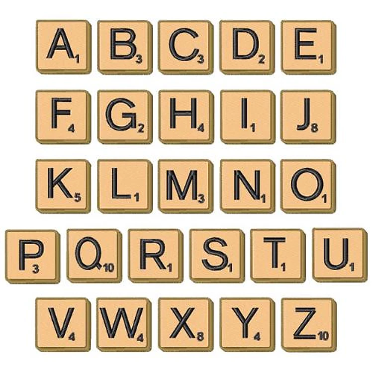 Scrabble Tiles With Numbers Embrilliance