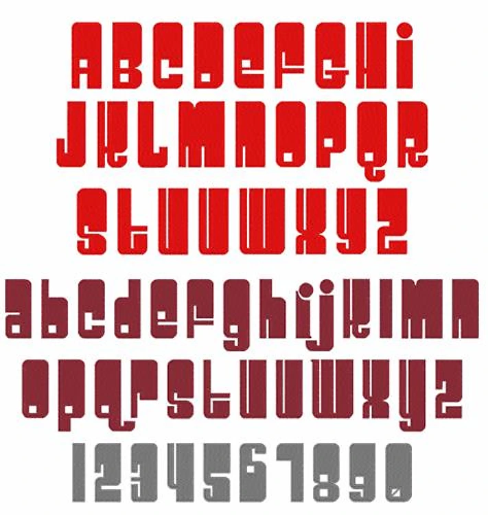 Space Bum Embrilliance Embroidery Font - Chunky Decorative Style - BX font