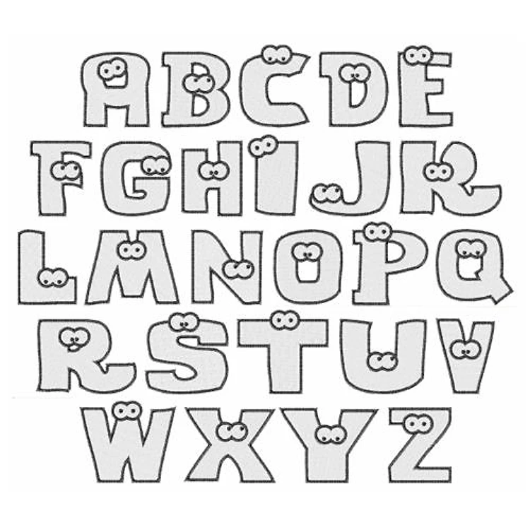 Ghostly Embrilliance Embroidery Font - Decorative Outline Letters - BX font
