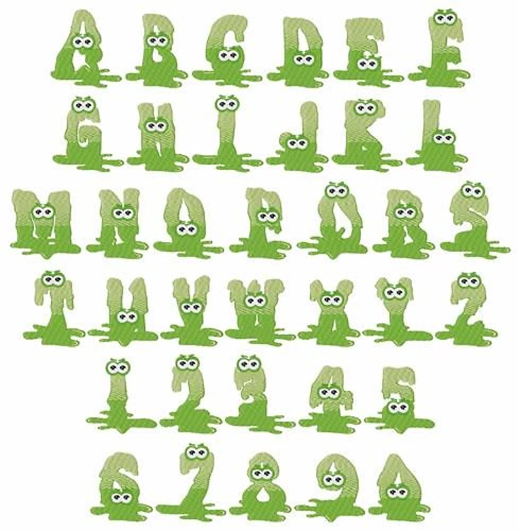 Melting Goblin Embrilliance - Playful Decorative Design - BX font