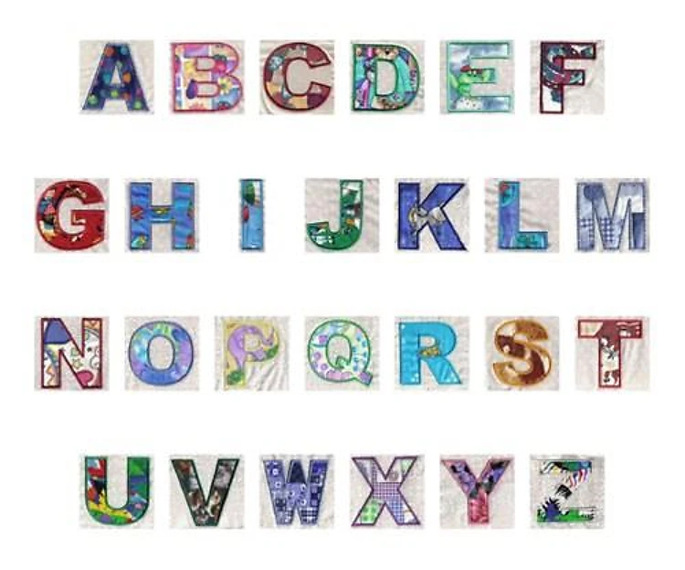 Applique Alphabet 2 Embrilliance