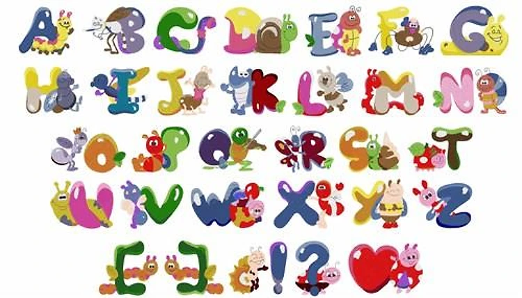 Bug Alphabet Embrilliance Embroidery Font - Colorful Decorative Letters - BX font