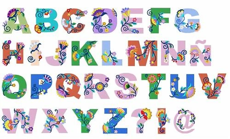Jacobean Alphabet Embrilliance