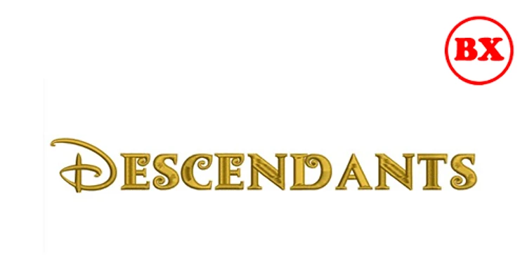 Descendants Embrilliance Embroidery Font - Whimsical Decorative Script - BX font