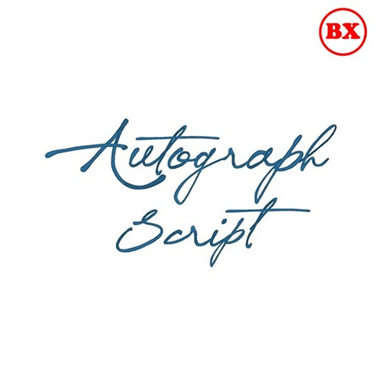Autograph Script Embrilliance Font - Elegant Script Lettering - BX font