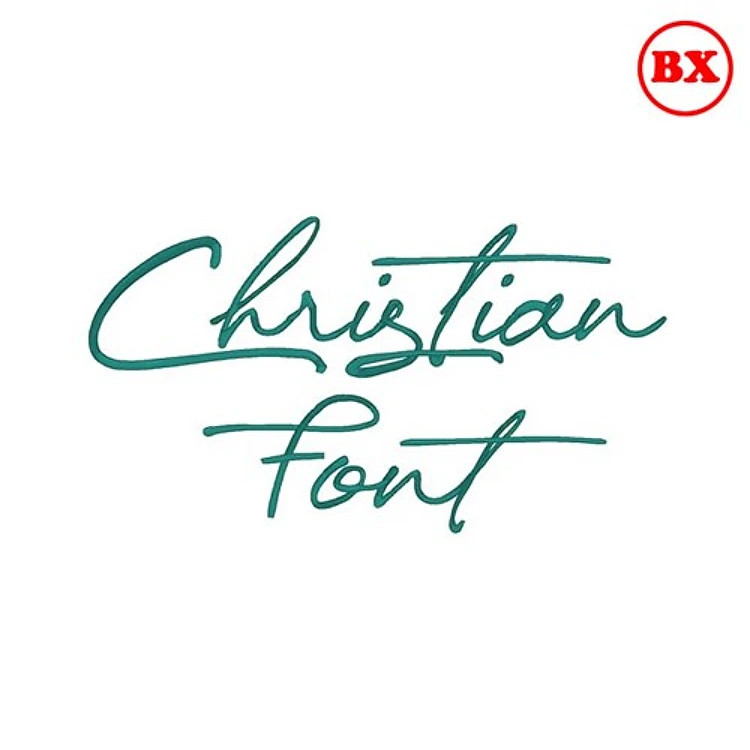 Christian Embrilliance Font - Handwritten Script Alphabet - BX font