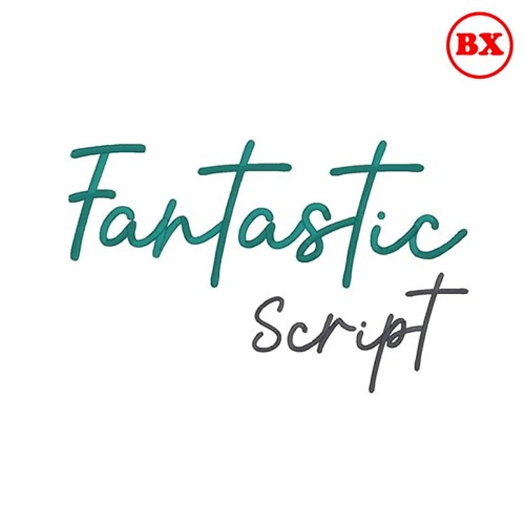 Fantastic Embrilliance Font - Flowing Script Lettering - BX font