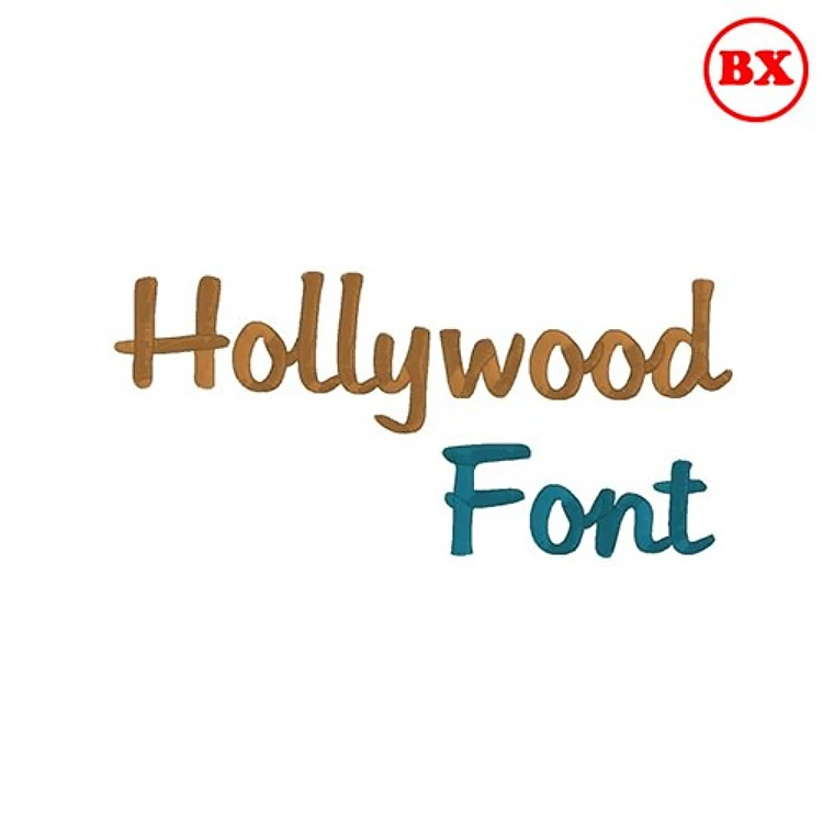 Hollywood Embrilliance Font - Playful Script Style - BX font