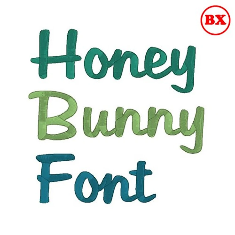 Honey Bunny Embrilliance Font