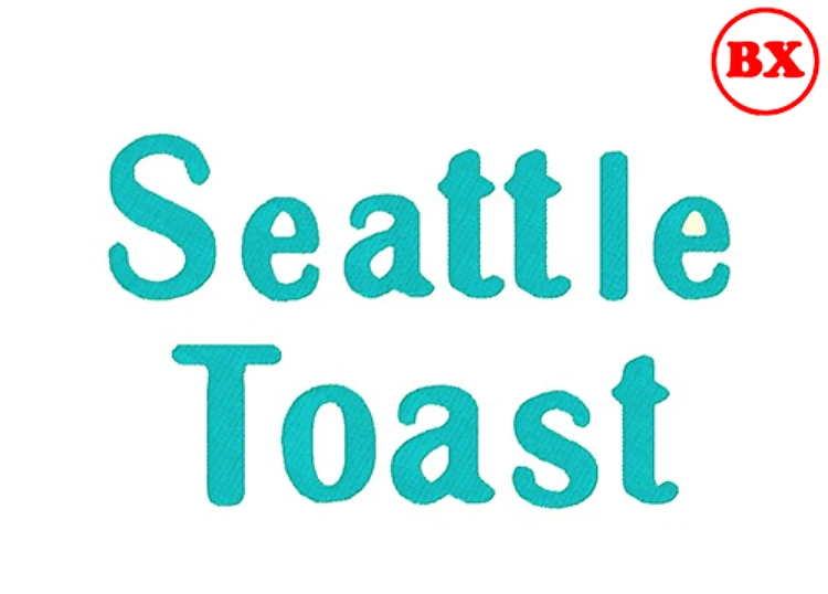 Seattle Toast Embrilliance Embroidery Font - Playful Applique Letters - BX font